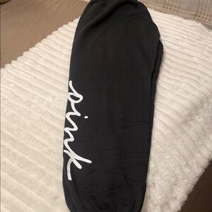 Black PINK Logo Joggers